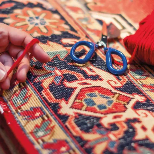 Restauration tapis Kilim